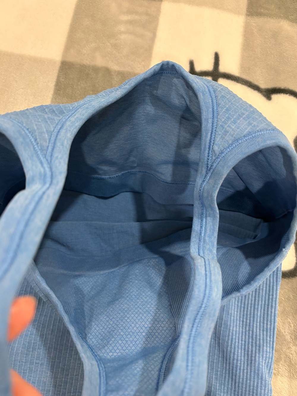 Lululemon Blue Ribbed Racerback Athletic Tank Top - Picture 9 of 11
